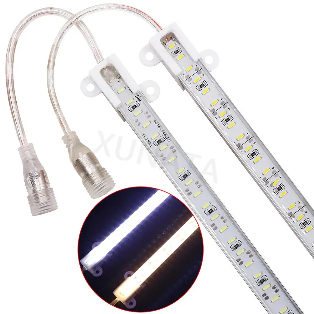 1 100 шт. DC12V Светодиодный светильник для шкафа SMD4014 50 см 72 светодиодный s