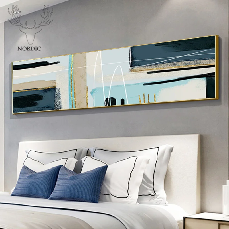 Скандинавские абстрактные плакаты и принты настенная живопись на холсте