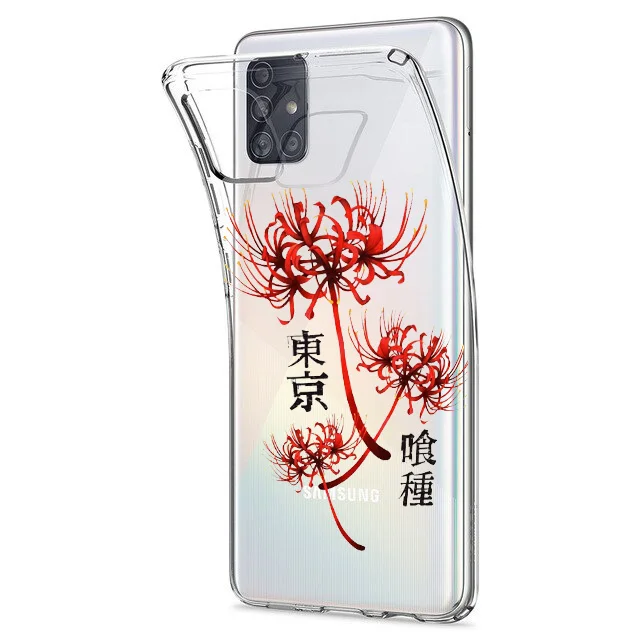 Чехол для Samsung Galaxy A21S A32 A52 A72 A71 A70 4G/5G S10 S20 S21 Plus Ultra аниме Токийский Гуль канеки Кен