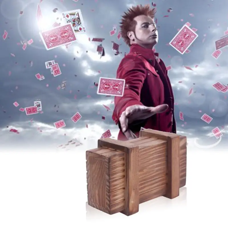 Волшебная деревянная головоломка с отсеком искусственная веселая для детей