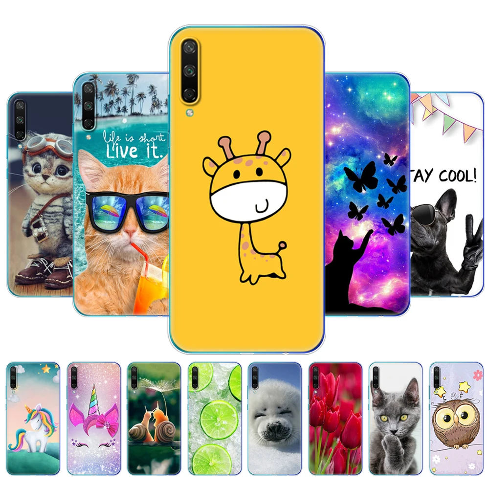 

for Honor Play 3 Case 6.39 inch soft silicon tpu Back Cover Case For Honor Play 3 Coque etui bags bumper ASK-AL00x