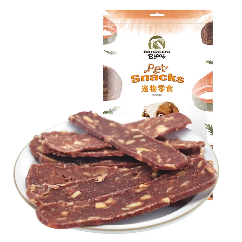 

Beef slices 100g/bag is suitable for all dog teeth cleaning Free shipping
