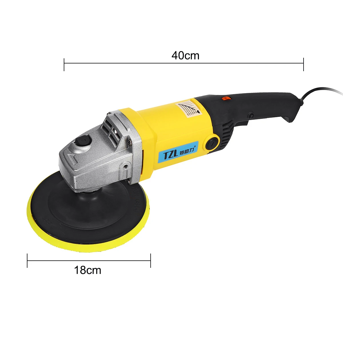 

220V 1600W Electric Floor Polisher 3000rpm Variable Speed Auto Polishing Machine Car Polisher Floor Car Sanding Waxing Polisher