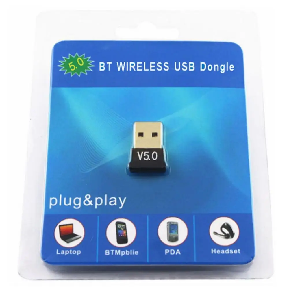 

USB Bluetooth-compatible 5.0 Adapter Transmitter Receiver Audio Dongle Wireless USB Adapter for Computer PC Laptop