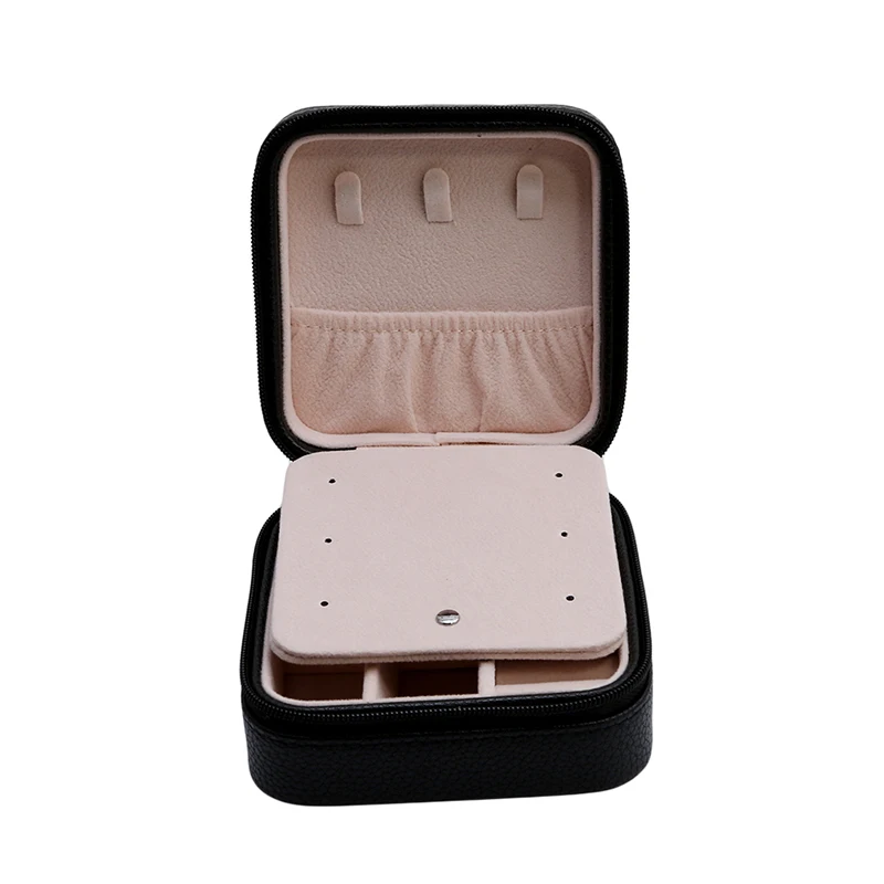 Мини Портативная шкатулка для путешествий с зеркалом косметический Органайзер
