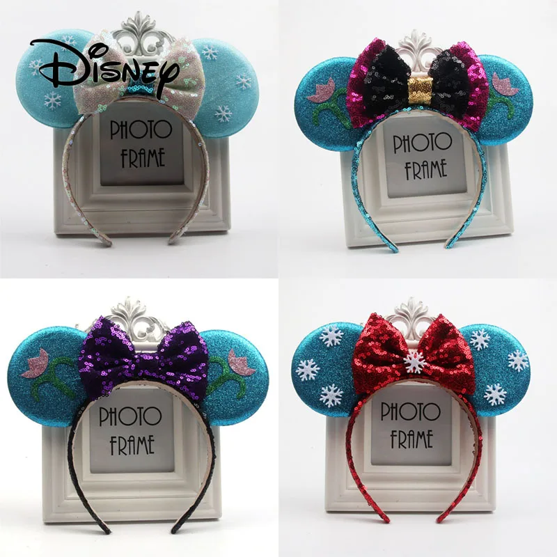 Повязка на голову Disney для девочек аксессуары волос украшение ушей вечевечерние