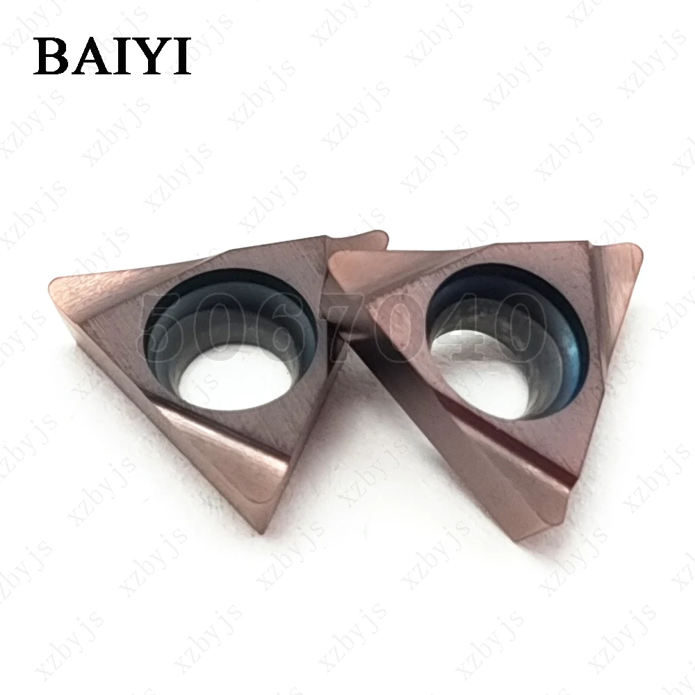 

10 шт. TPGH090204L-F LF6018 твердосплавные режущие инструменты резак Поворотная лопасть CNC металлический токарный инструмент TPGH для нержавеющей стал...