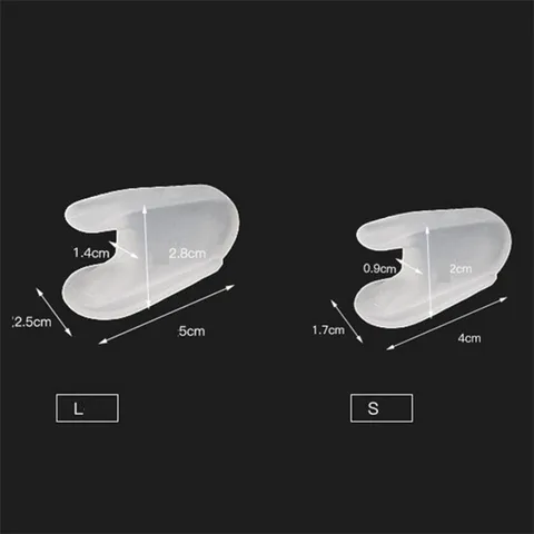 1 пара, силиконовые разделители для большого пальца