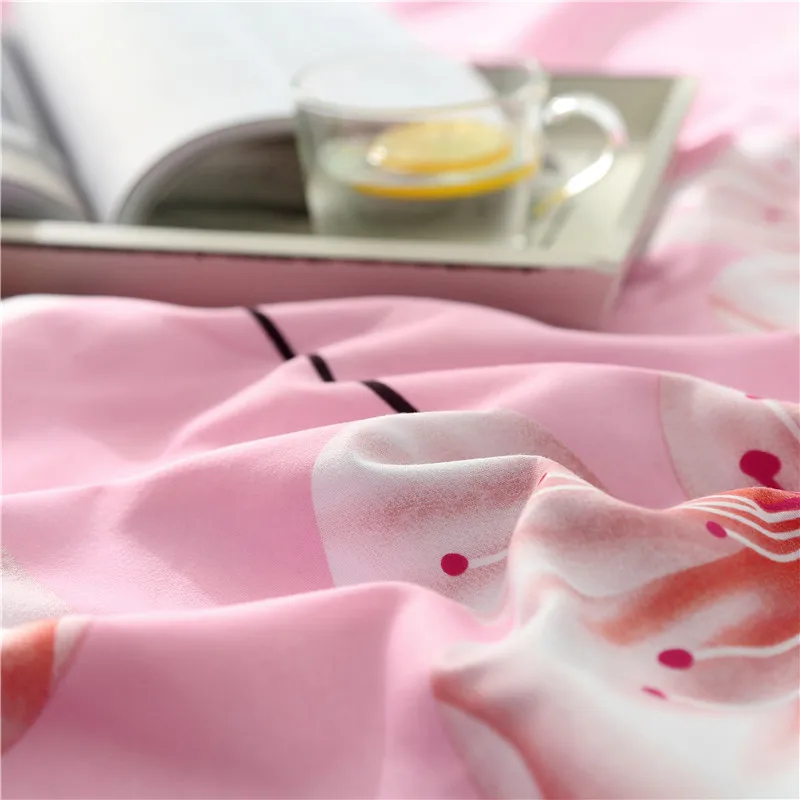 

Flowers Cartoon Style Polyester Fabric Children's Favorite Kid/Adult Active Printing Duvet/Blanket Cover Flatsheet PillowCase