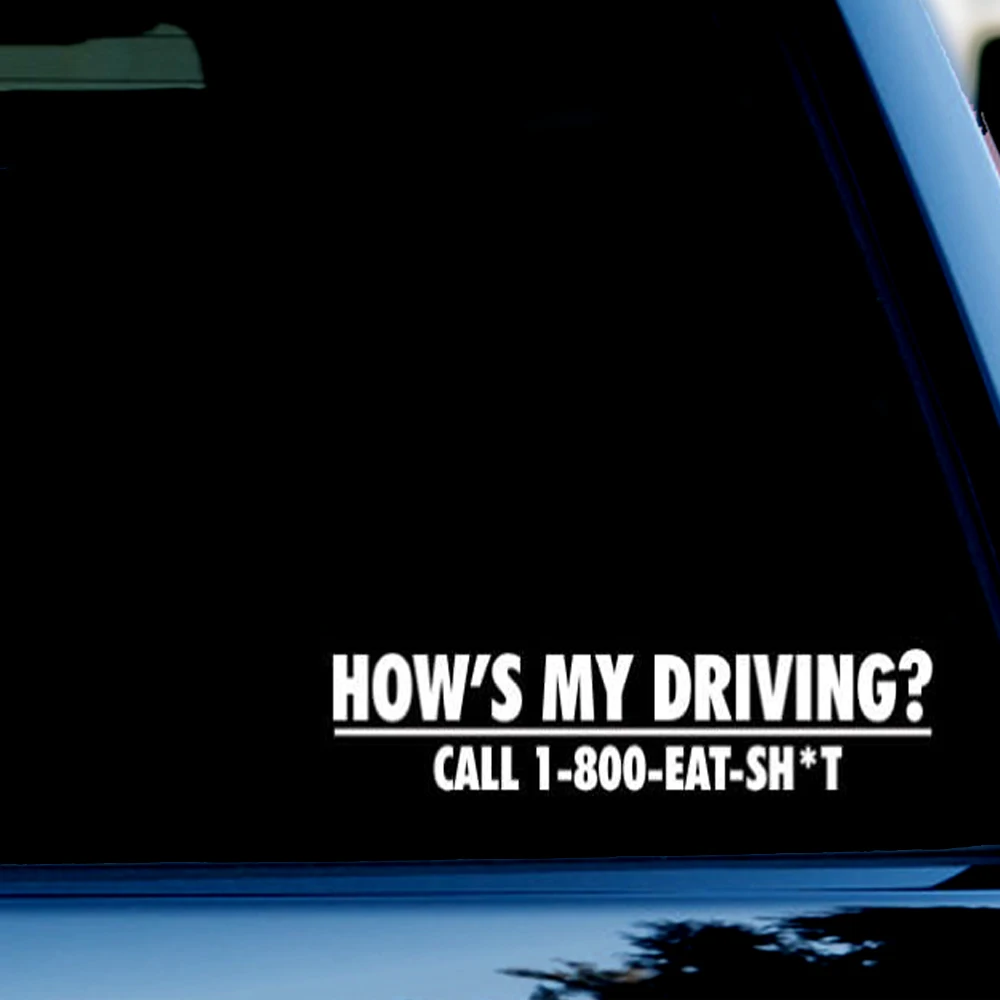 

Наклейка на бампер для автомобиля, грузовика, окна, ноутбука, белый, 1,5x8 дюймов