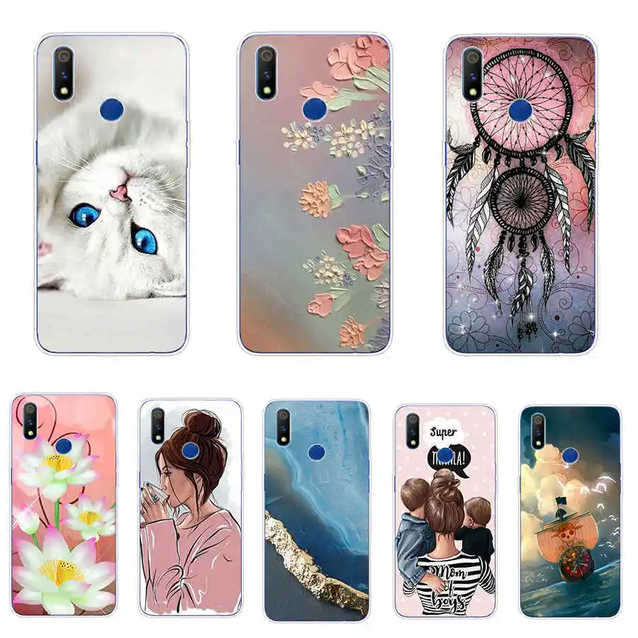 Чехол для Realme 3 чехол для OPPO Realme 3 Pro Чехол для телефона чехол для Realme3 3Pro Realme3Pro Бампер Мягкий силиконовый чехол из ТПУ