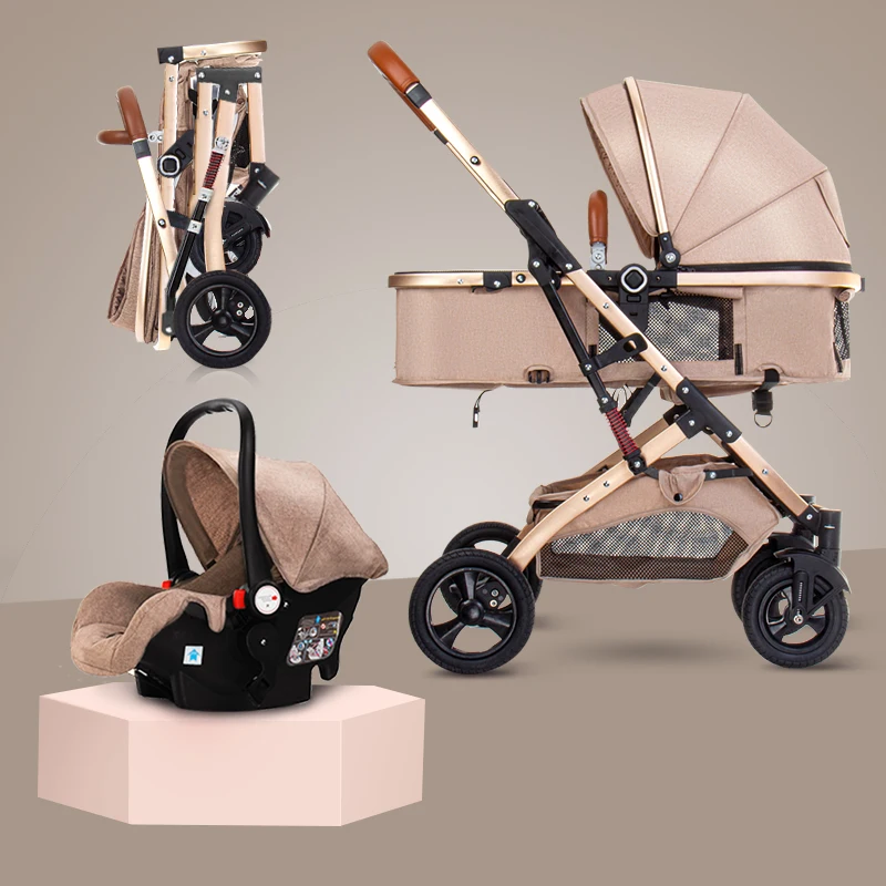 Прогулочная коляска BETSOCCI 3 в 1 складная амортизирующая | Мать и ребенок