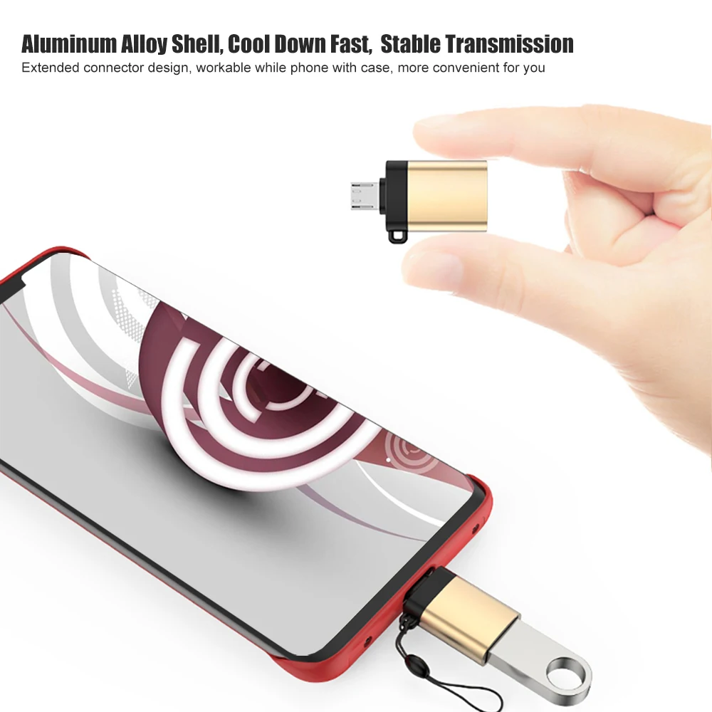 

OTG Adapter Micro USB To USB 3.0 Male To Female Converters USB Cable Connector For Samsung Xiaomi Huawei OTG Micro USB Adapter