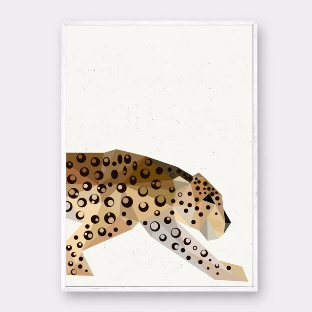 Поли хиппотамус киви птица коала леопард лев животные постер холст печать