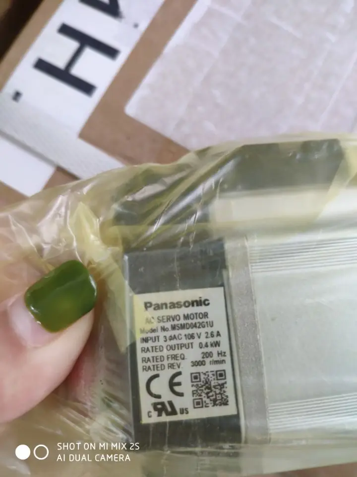 Новый и подлинный японский серводвигатель 400 Вт MSMD042G1U + MBDHT2510E переменного тока с