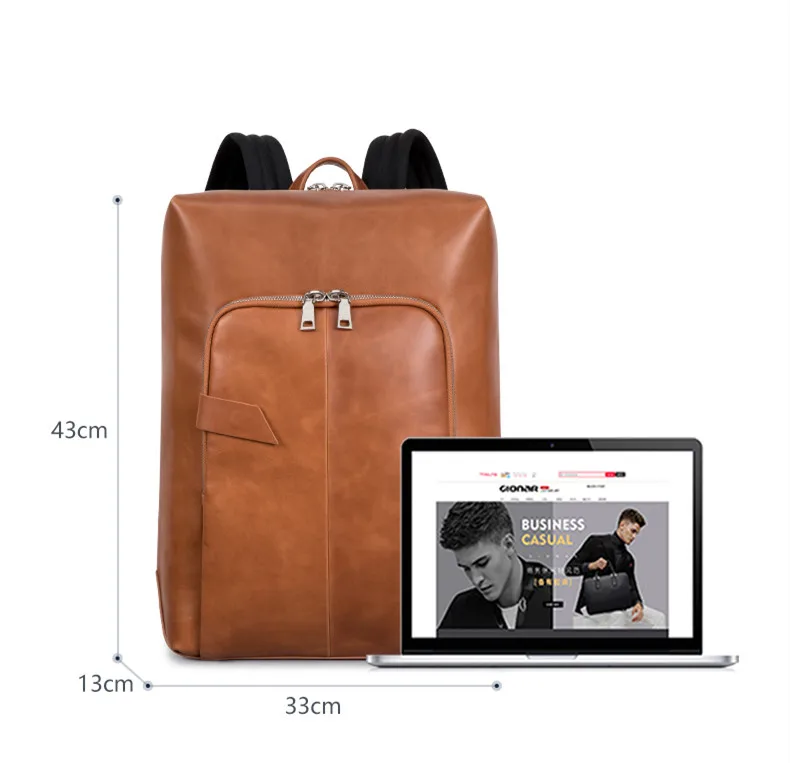 Рисунок 6 - Мужской деловой рюкзак из натуральной воловьей кожи