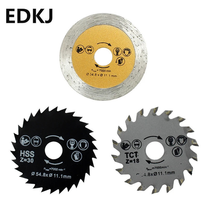 

3pcs high-speed steel mini saw blade 11.1mm gold sand wood plastic copper aluminum soft metal cutting sheet electric mill