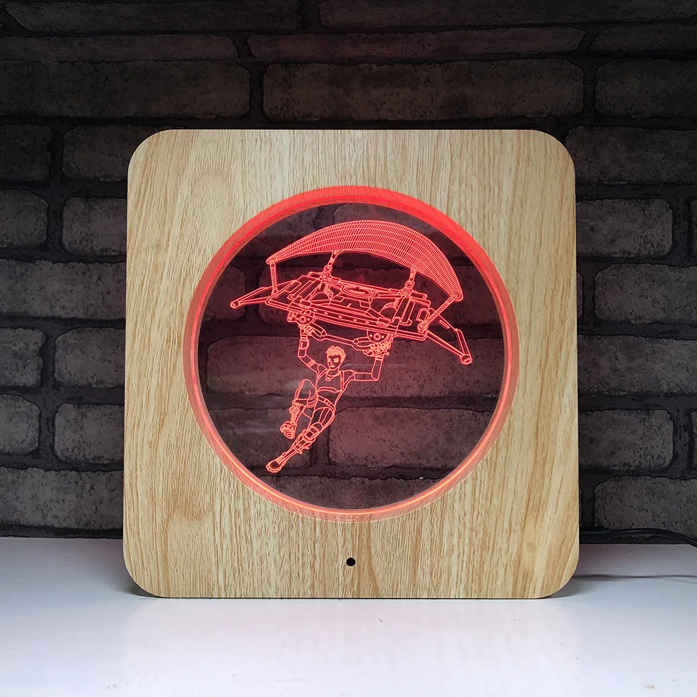 Планерная пластиковая лампа из АБС-пластика линейная Игровая серия 3D