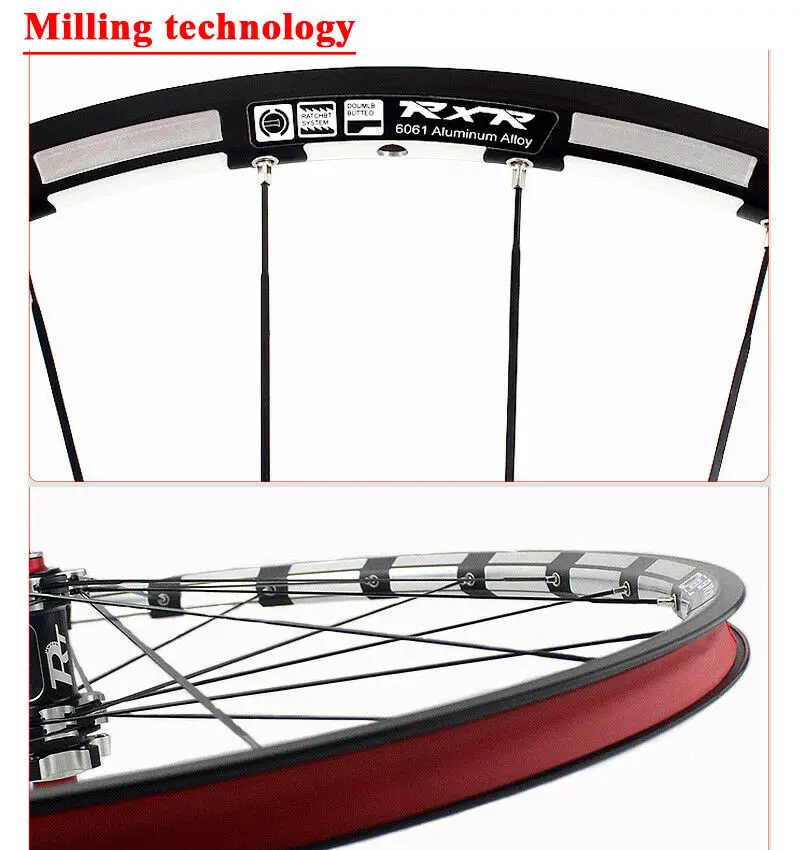 RXR 2" карбоновая Ступица колеса для горного велосипеда 7-11Speed через ось/QR MTB колеса дисковый тормоз 5 подшипников велосипедные колеса