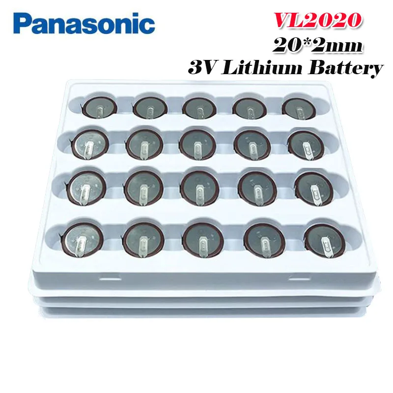 50 шт./лот 100% оригинал Panasonic VL2020 2020 перезаряжаемая батарея для автомобильного