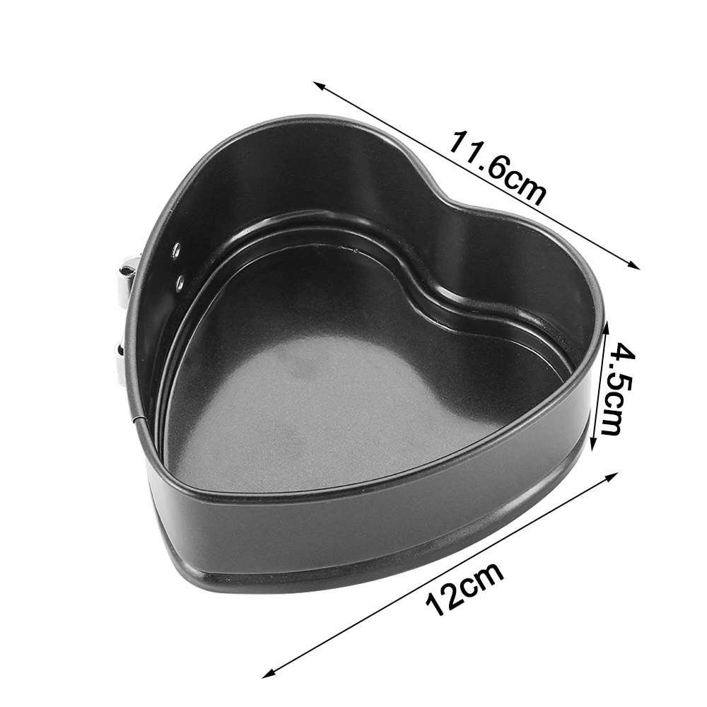 1 шт. Оловянная антипригарная форма для торта в форме сердца Весенняя поднос