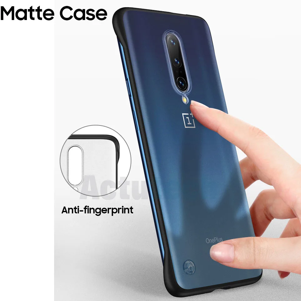 Для Oneplus 7 Чехол для Pro 6 6T тонкий прозрачный матовый чехол задней панели One Plus 7Pro
