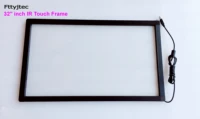 fttyjtec 32 inch ir multitouch lcd touch screen panel 10 points ir touch frame for advertisment