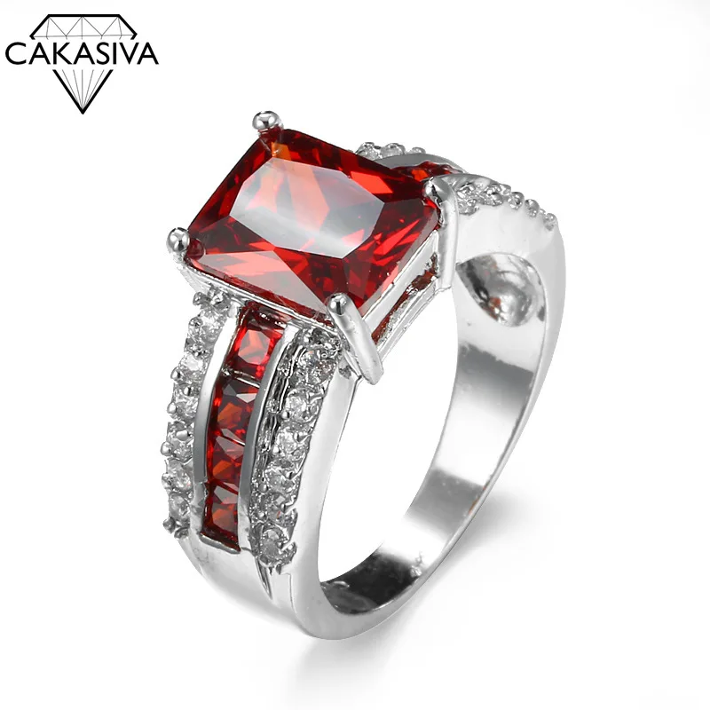 Женские кольца серебряные ювелирные украшения кольцо черного бордового