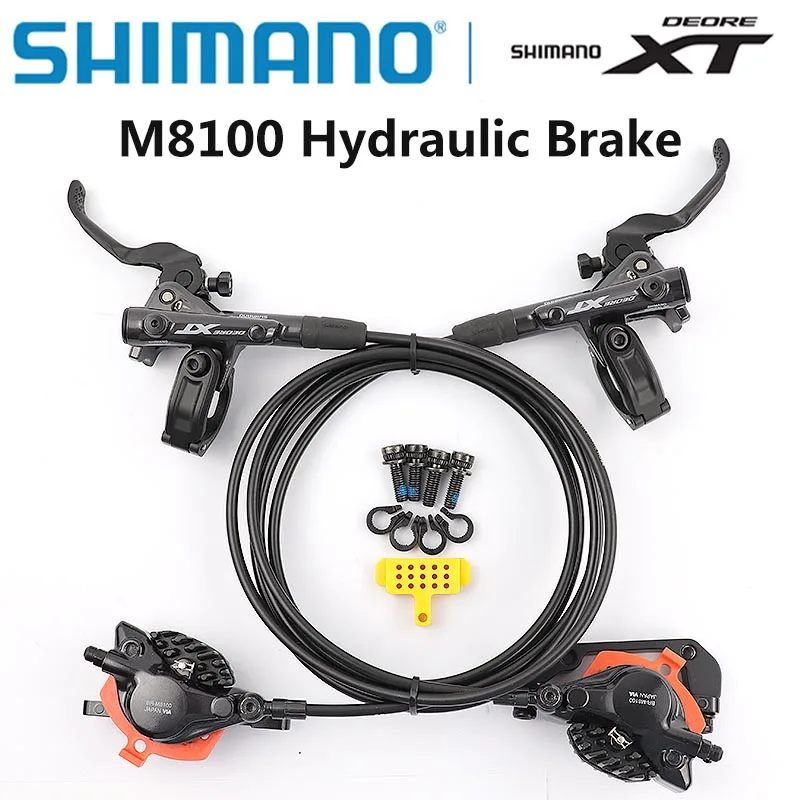 Shimano Deore XT M8000 M8100 дисковый тормоз Горный велосипед гидравлический дисковый Тормоз MTB ICE-TECH левый и правый 800/850/900/1400/1500/1600 мм