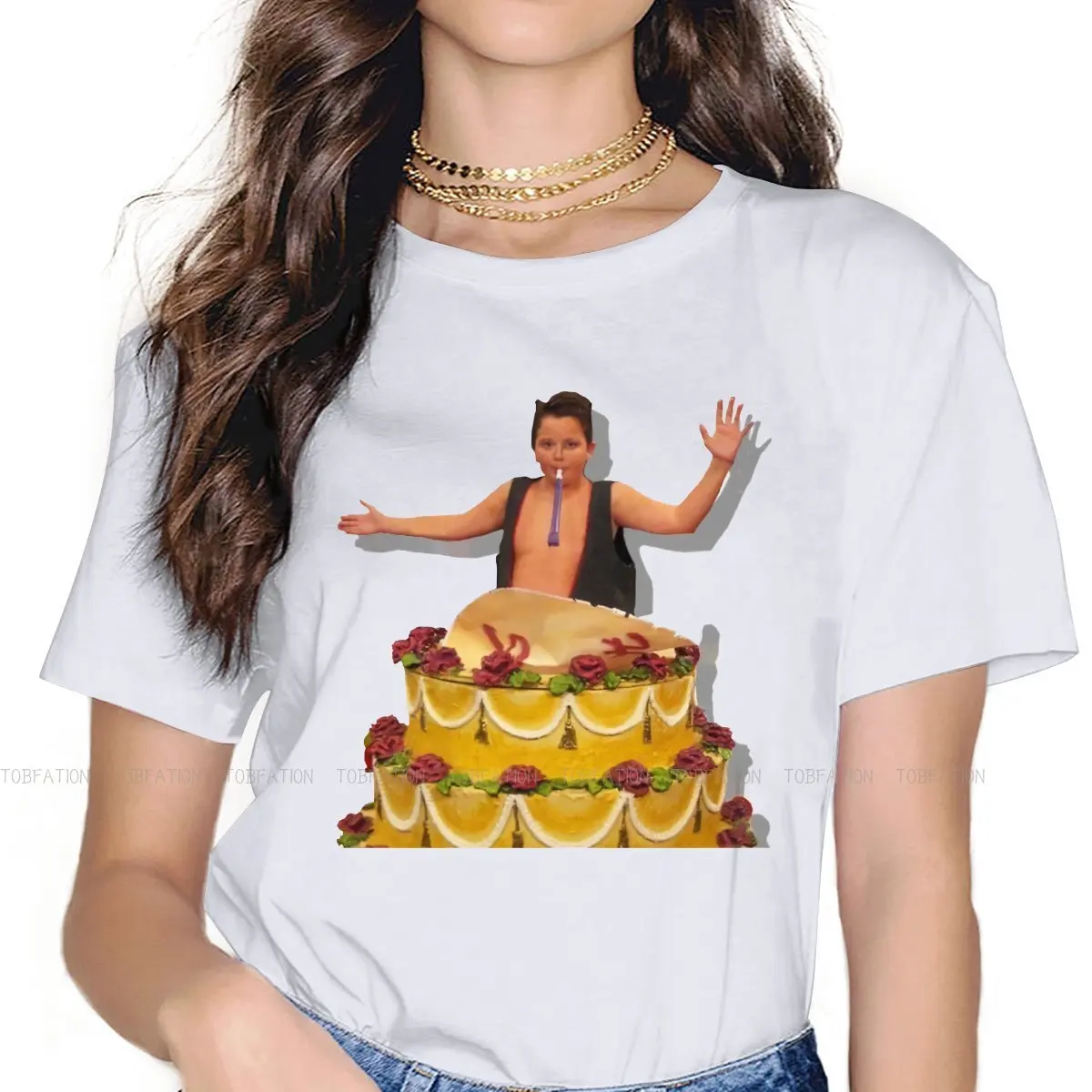 

Birthday Celebration Women's TShirt Icarly Gibby TV Girls Basic Tops Cotton Female T Shirt 4XL Humor Fashion Gift