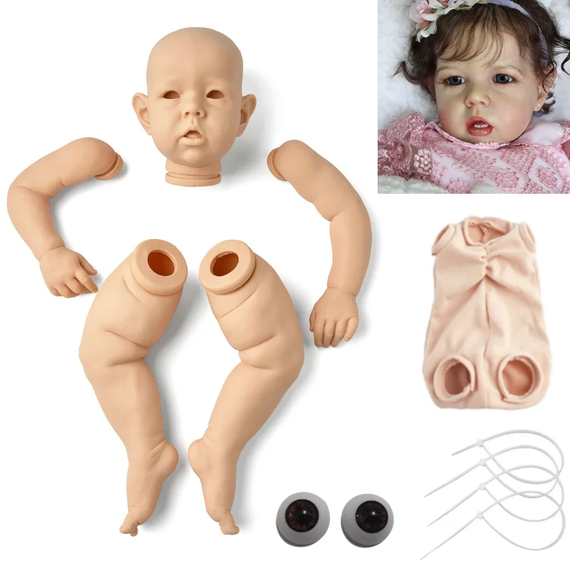 

Игрушка Reborn для мальчиков 20 дюймов, Реалистичная Неокрашенная несобранная кукла Лиам, детали для кукол, набор «сделай сам» для детей