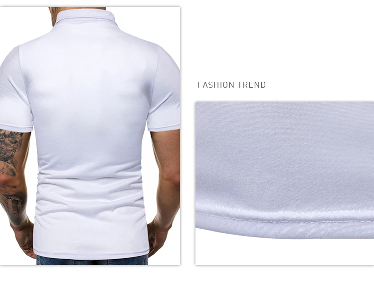 Мужские летние рубашки поло Camisa модные высококачественные хлопковые рубашки поло с коротким рукавом брендовые дышащие повседневные футболки мужская одежда
