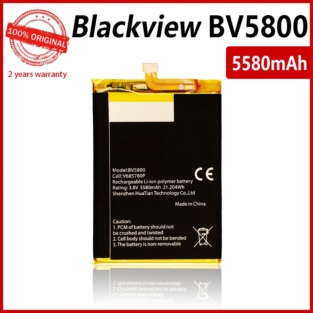 100 genuine battery for blackview bv6000 bv7000 bv8000 bv9000 pro bv9500 bv6800 a10 a60 r6 bv9700 bv9800 p10000 phone batteria free global shipping