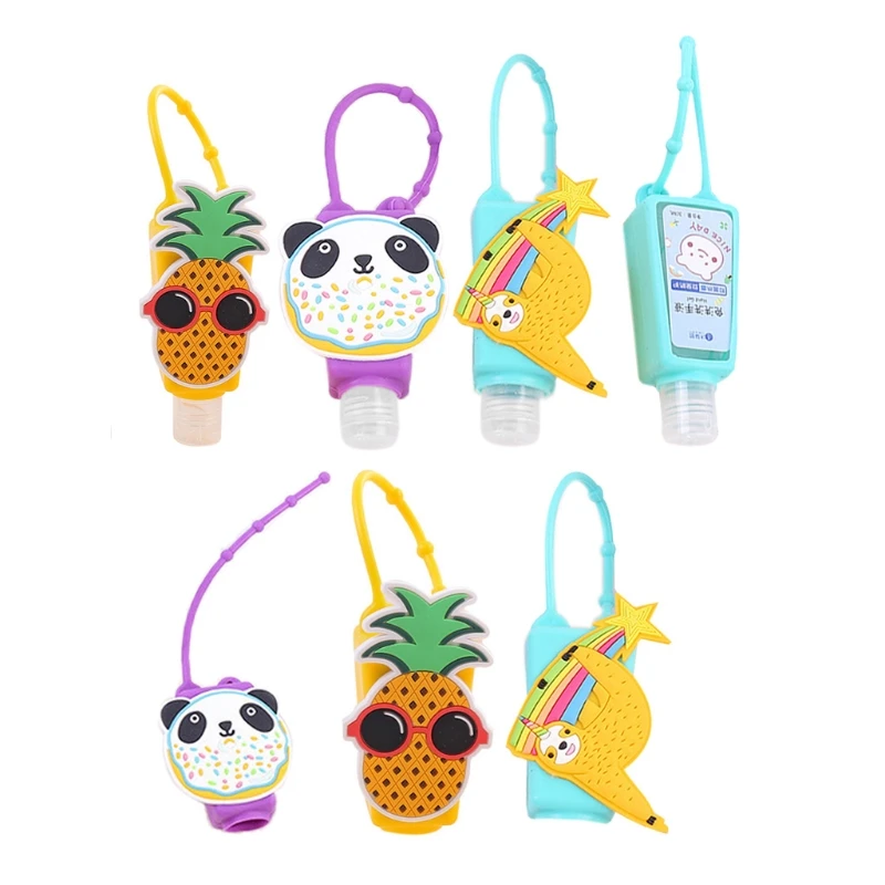 10 шт. дезинфицирующее средство для рук 30 мл пустая бутылка силиконовый держатель