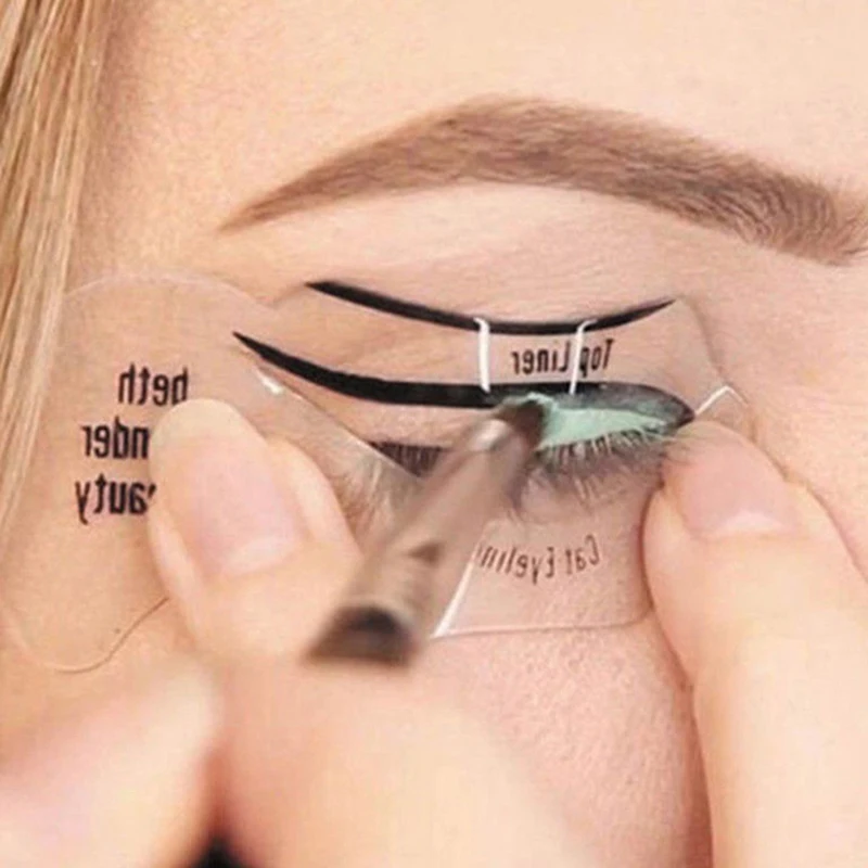 

Eyeliner Guide Eyeliner Card Smoky Eye Makeup Stencil Eyeliner Stencil Eyeliner Aider Eye Makeup Tool