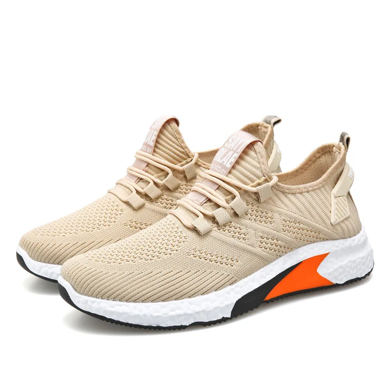 

New 2021 Men's Mesh Breathable Running Shoes Gym Sneakers Outdoor Comfortable Fitness Sport Lightweight Walking Jogging Shoes