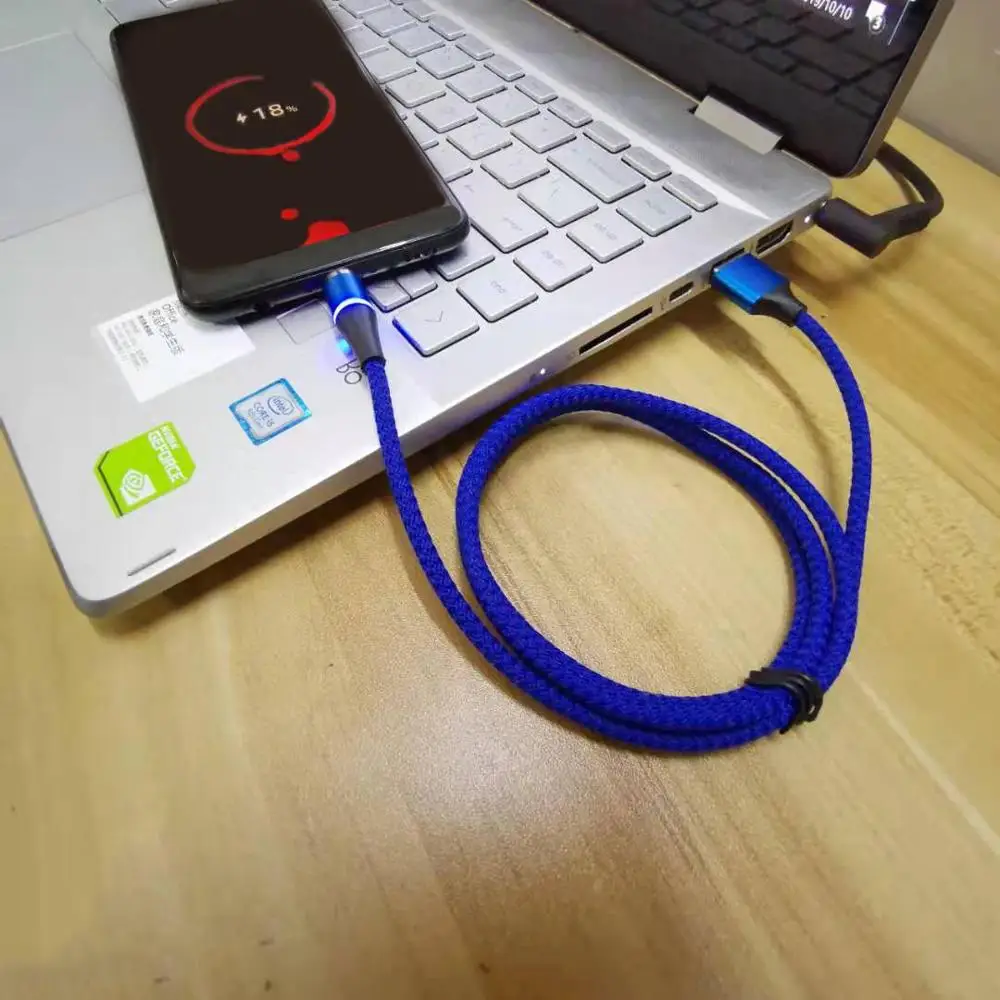 Магнитный зарядный кабель Micro USB для iPhone Samsung Android мобильный телефон провод