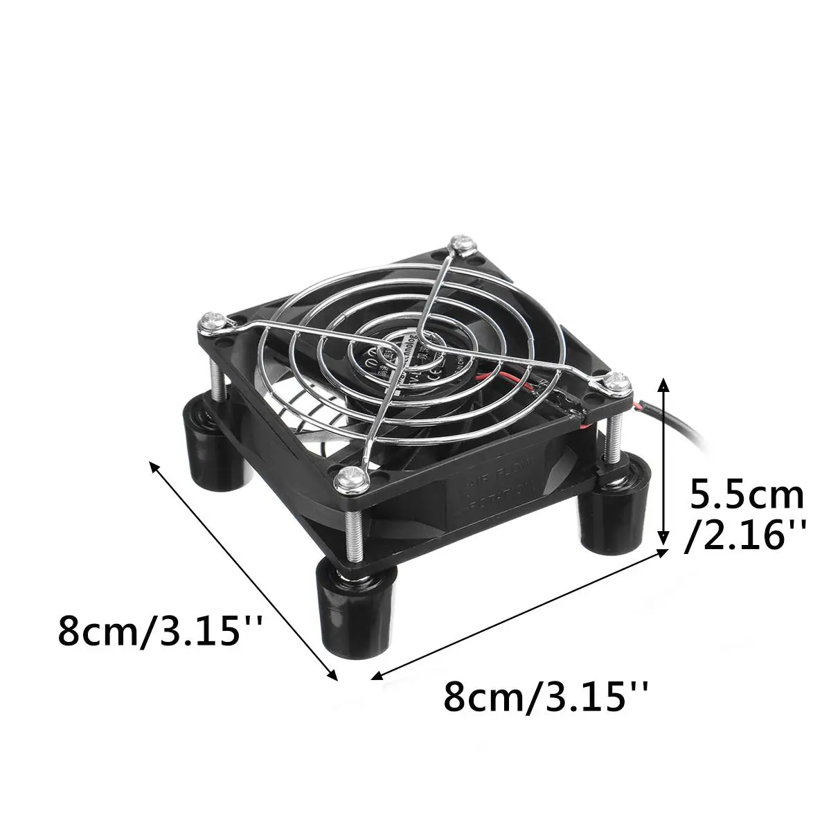 

Router Cooling Fan Rack TV Box Wireless Router Cooling USB 5V 80mm Cat Radiator Rack Heatsink Cooler Cooling Fan