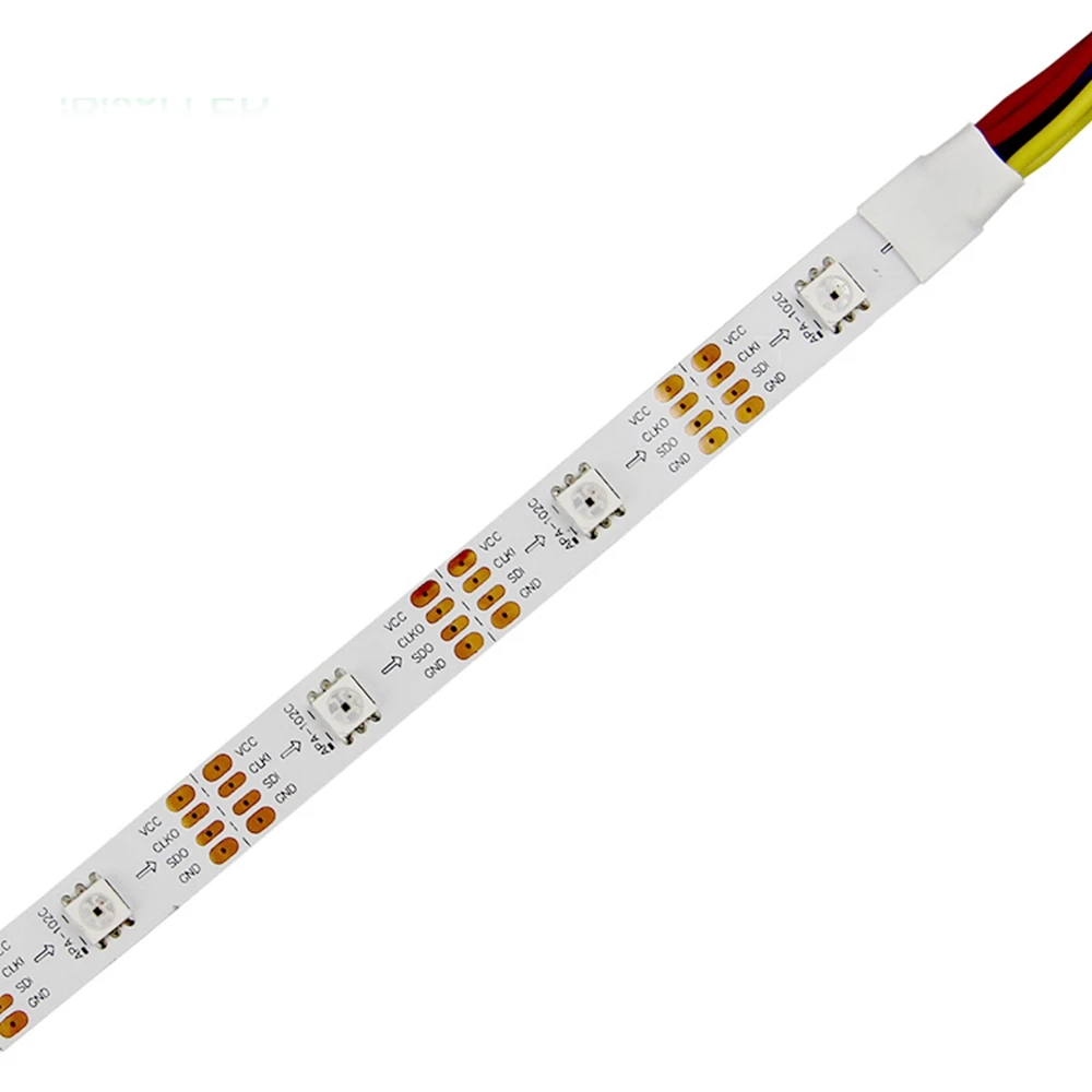 Адресная Гибкая светодиодная Пиксельная лента APA102 с 30 пикселями