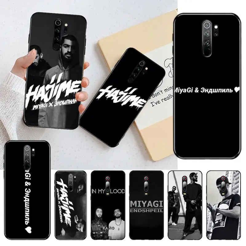Мягкий чехол для Redmi Note 8 8A 8T 7 6 6A 5 5A 4 4X 4A Go Pro HPCHCJHM Мияги и эндшпил черный телефона |