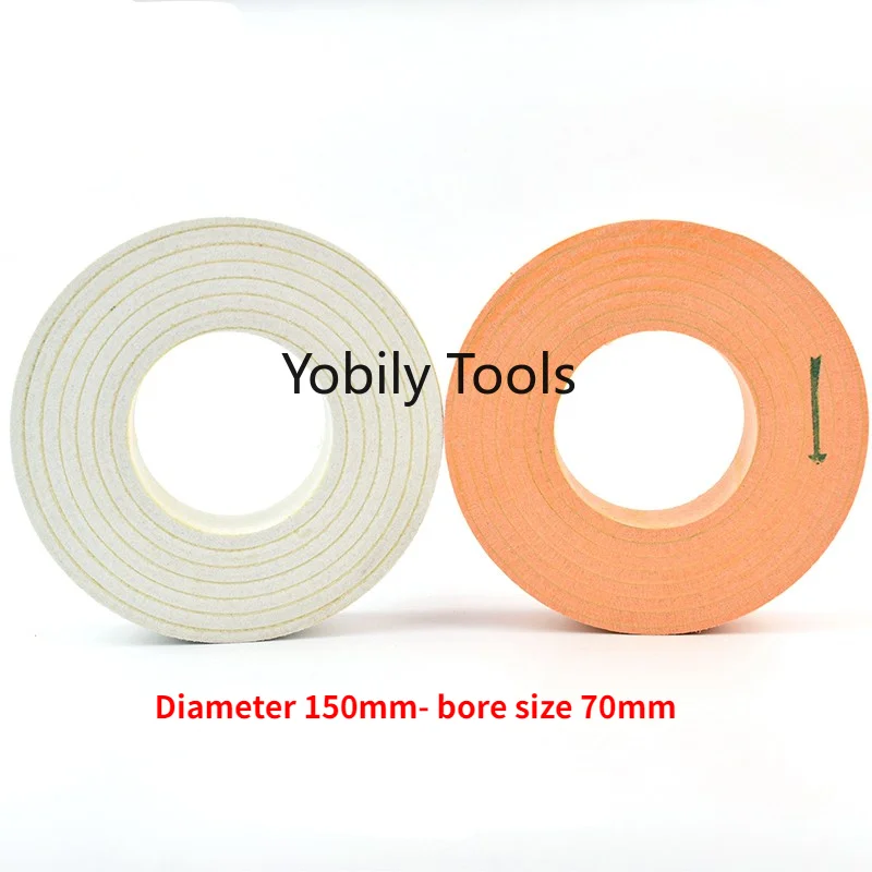 Рулон шерстяное колесо для полировки стекольного скашивая машина выпрямления