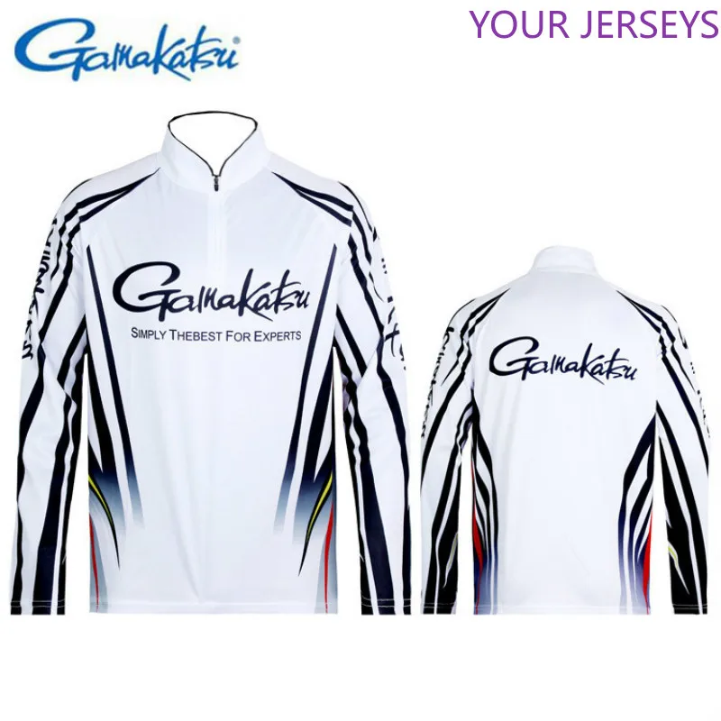 

2021 Summer New Gamakatsu Clothing Long Sleeve Quick Dry Fishing Clothing Anti-UV Sunscreen Fishing Clothes Fishing Shirt