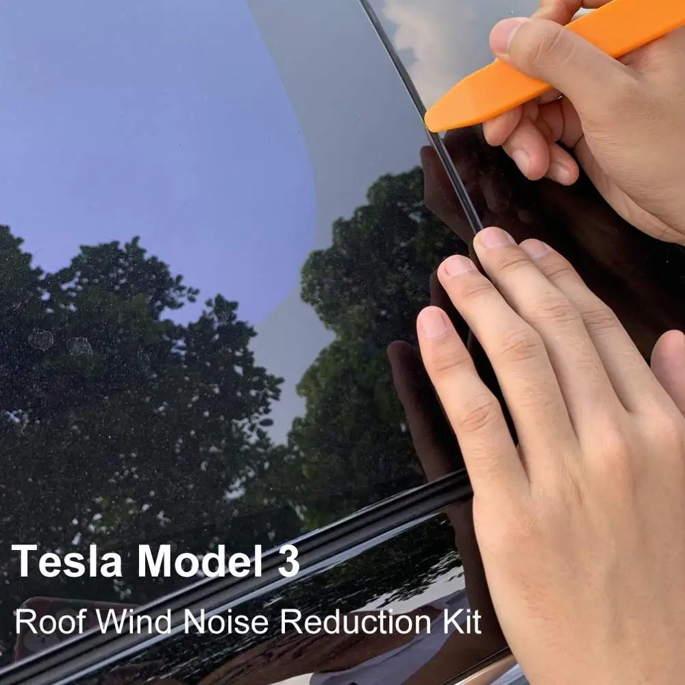 VANSSI Tesla модель 3 комплект подавления шума ветра тихий уплотнитель комплект 2,0 [модернизированный]