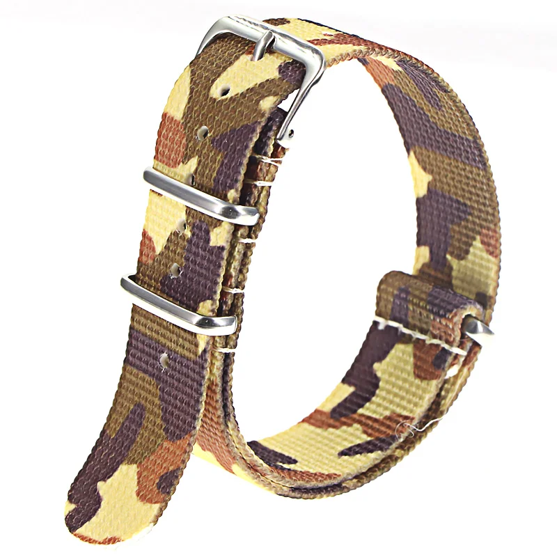 High Quality Nato Style Nylon 18mm 20mm 22mm Watch Band James Bond 007 Military Casual Watch Strap Army Sport Watch Band