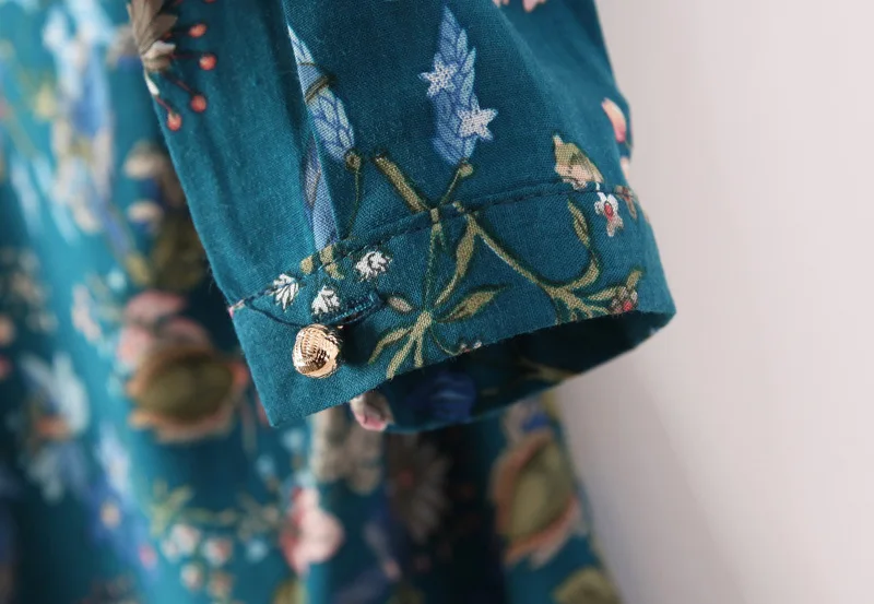 

Long Sleeve Women Blouse 2021 Summer New Plus Size Sexy V Neck Floral Print Shirt Casual Tops Elegant Work Wear Chiffon Shirts