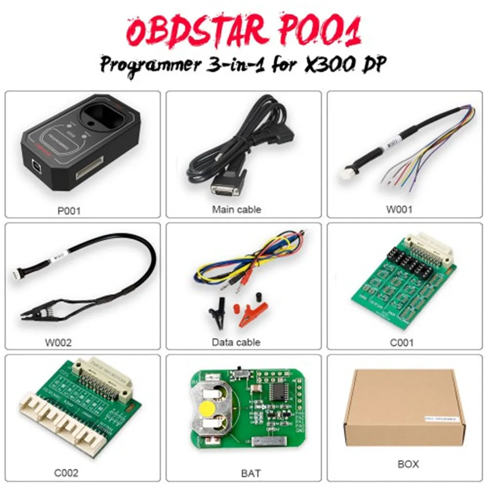 Программатор OBDSTAR P001 RFID программатор и адаптер для обновления ключей EEPROM