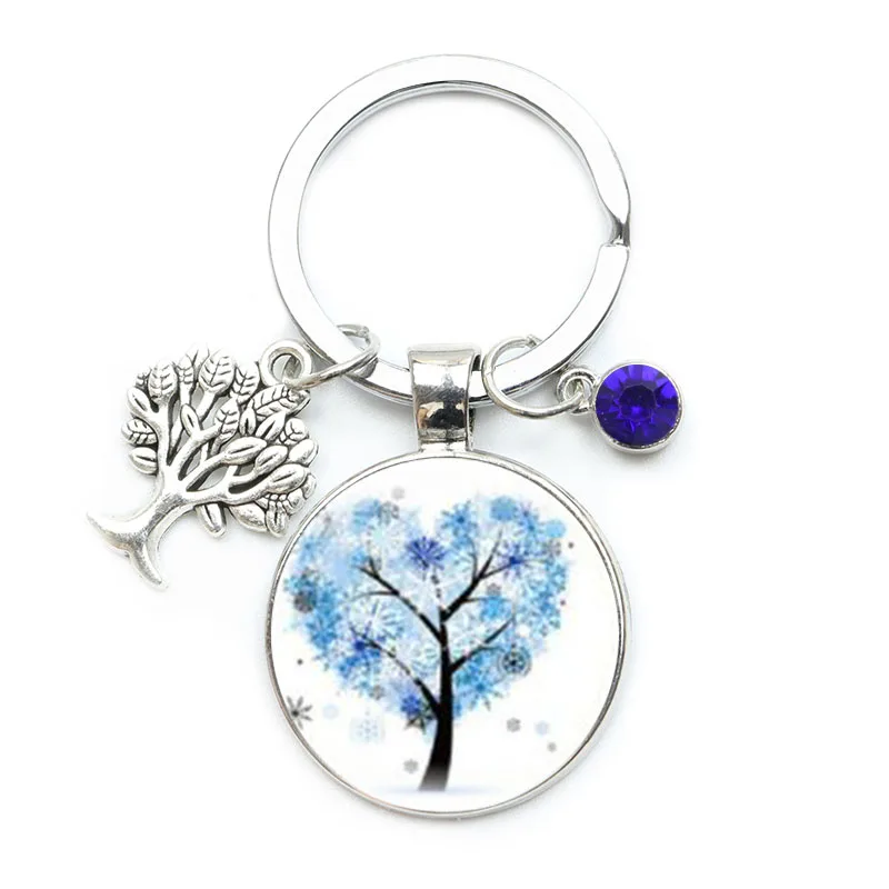 Подвеска с круглым сердцем и искусственным камнем для автомобильной сумки