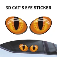 car sticker funny cat eye simulation rearview mirror window car sticker 3d car decals