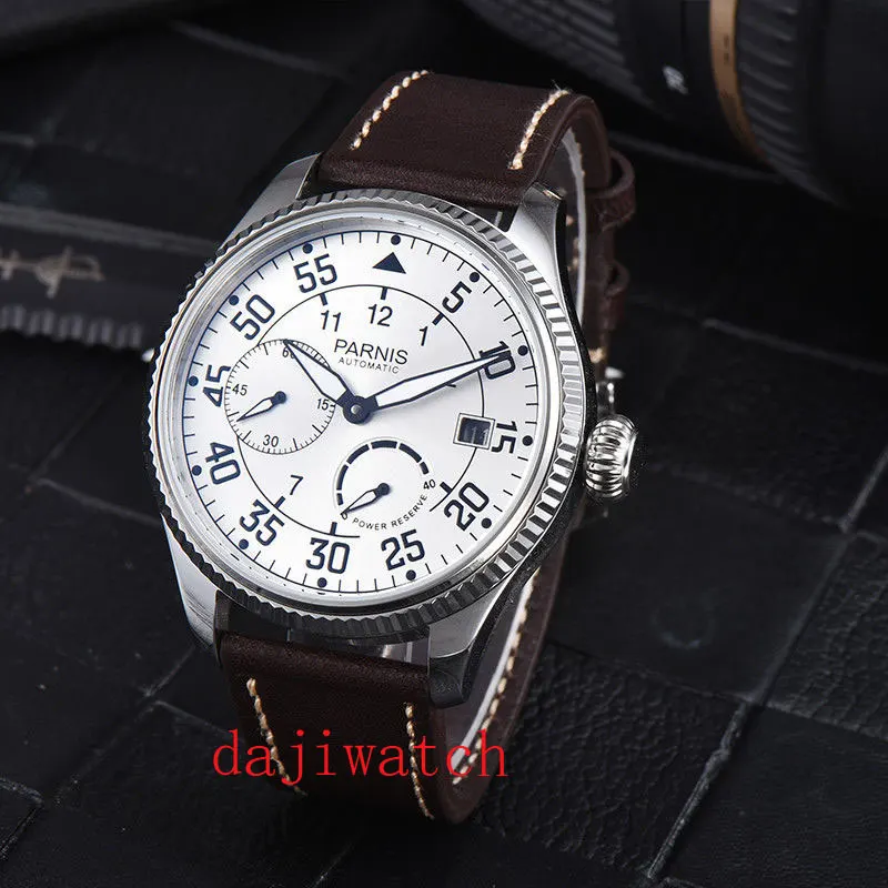 Часы наручные Parnis Мужские автоматические механические водонепроницаемые с