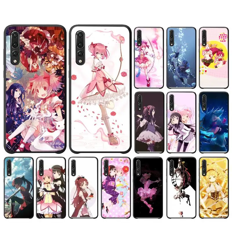 

FHNBLJ Puella Magi Madoka Magica Phone Case For Huawei Y6 2018 Y7prime2019 funda case for Y9 2019 Capa
